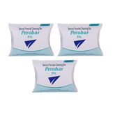 Perobar 5% Cleansing Bar 75GM, PACK OF 3